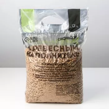 Наполнитель древесный groomroom, 10 л