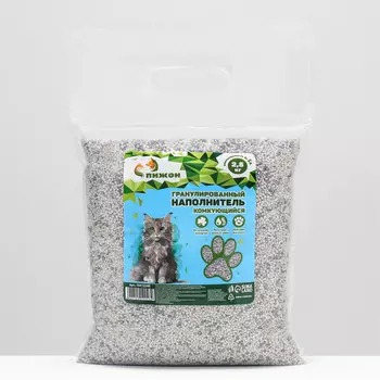 Наполнитель комкующийся гранулированный