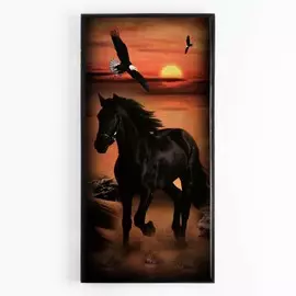 Нарды деревянные большие, настольная игра