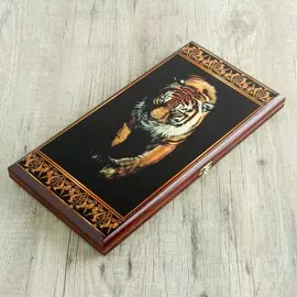 Нарды деревянные большие, настольная игра