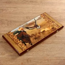 Нарды деревянные большие, настольная игра