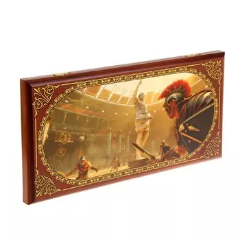 Нарды деревянные большие, настольная игра