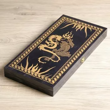 Нарды деревянные большие, настольная игра