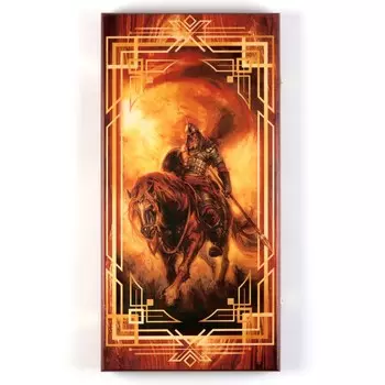 Нарды деревянные большие, с шашками