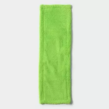 Насадка для плоской швабры доляна, микрофибра, 4212 см, зеленая