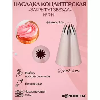 Насадка кондитерская konfinetta