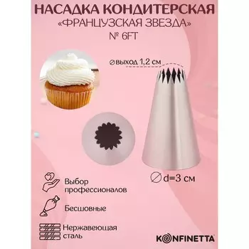 Насадка кондитерская konfinetta