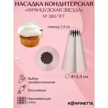 Насадка кондитерская konfinetta