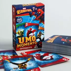 Настольная игра umo momento, человек-паук, marvel