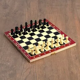 Шахматы, шашки, нарды, настольные игры, набор 3 в 1, 2929 см