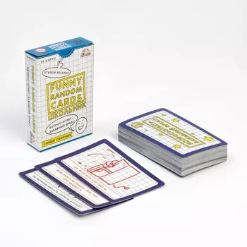 Настольная игра для компании детей и взрослых funny random cards, 54 карточки, 96 см