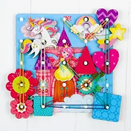 Настольная игра. геоборд с доп. элементами