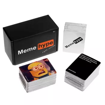 Настольная карточная игра meme hype, 600 карточек, 16+