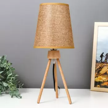 Настольная лампа 16600/1cf e27 40 вт кофе 161636.5 см risalux