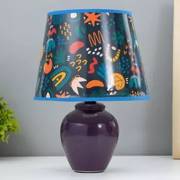 Настольная лампа с абажуром risalux