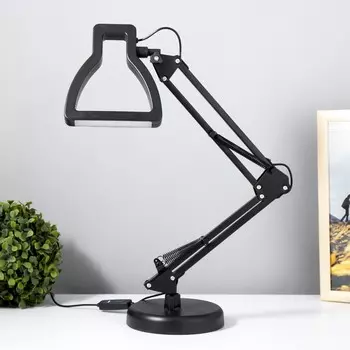 Настольная лампа санлайт led 4вт usb 3000-6000k черный 14,5х16х58 см