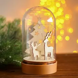 Новогодний декор с подсветкой