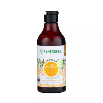 Натуральный биоразлагаемый гель для душа synergetic кумкват и чувственное нероли, 380 мл