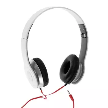 Наушники luazon rx-11, накладные, складные, jack 3.5 мм, белые
