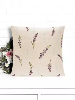 Наволочка" Лавандовые веточки", 45х45 см