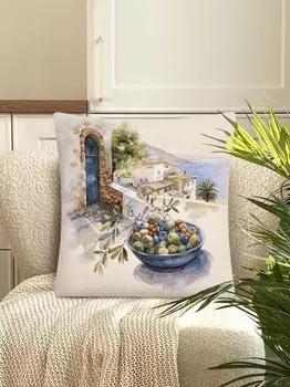 Наволочка "Оливки. Греция", 45х45 см