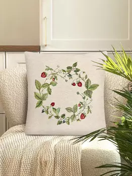Наволочка "Земляника", 45х45 см