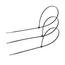 Нейлоновый хомут 3,6х400 черный, 100 шт.