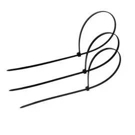 Нейлоновый хомут 4,8х400 черный, 100 шт.