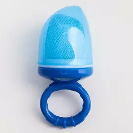 Ниблер для прикорма текстильной сеточкой, цвет голубой
