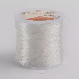 Нить силиконовая (резинка) d=1 мм, l=100 м, прозрачная