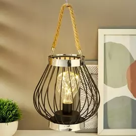 Ночник 16120/1 led от батареек 3ааа черный 19х19х21 см