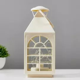 Ночник 16169/1wt led от батареек 3хааа белый 11х11х25 см