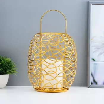 Светодиодная свеча в подсвечнике risalux