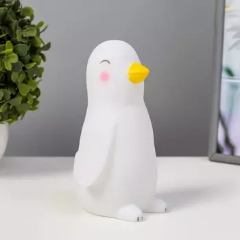 Ночник птичка led от батареек белый 8,5х8,5х14 см risalux