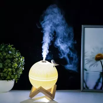 Ночник с увлажнителем шар led usb акб белый 12х12х11,5 см risalux