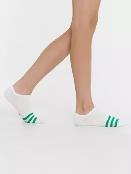 Носки детские белые с рисунком в виде полосок