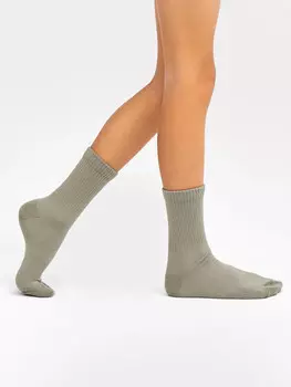Носки детские оливково-зеленые