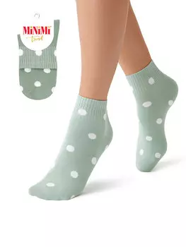 Носки MINI TREND 4209 с высокой резинкой в горошек