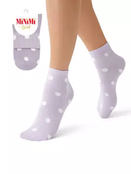 Носки MINI TREND 4209 с высокой резинкой в горошек