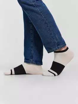 Носки мужские короткие в полоску