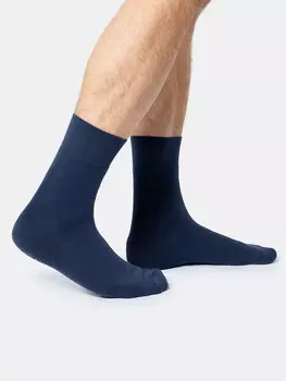 Носки мужские махровые в темно-синем цвете