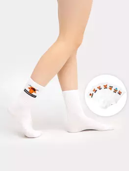 Носки женские белые мультипак (7 пар)