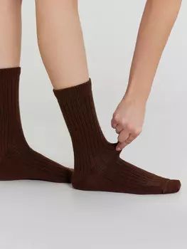 Носки женские коричневые