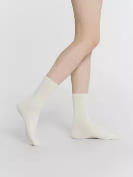 Носки женские молочно-белые