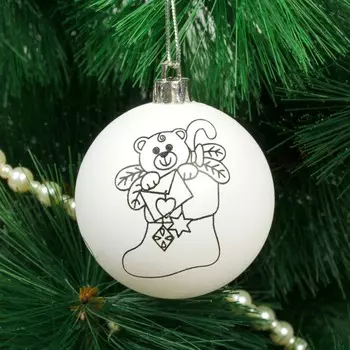 Ёлочный шар под роспись