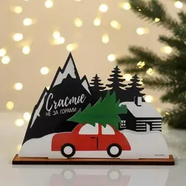 Новогоднее украшение на подставке