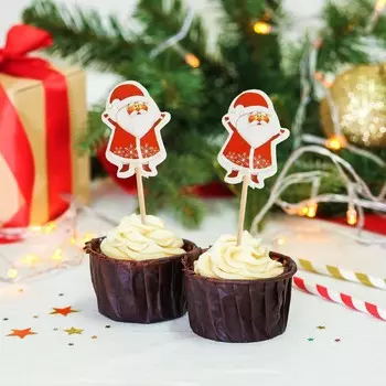 Шпажки для канапе новогодние