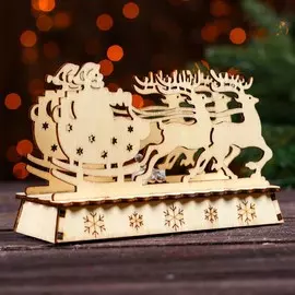 Новогодний декор с подсветкой