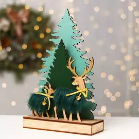 Новогодний декор с подсветкой