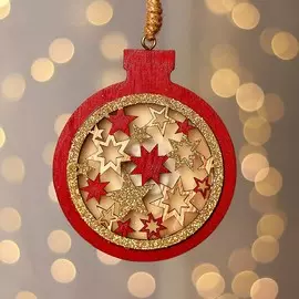 Новогодний декор с подсветкой